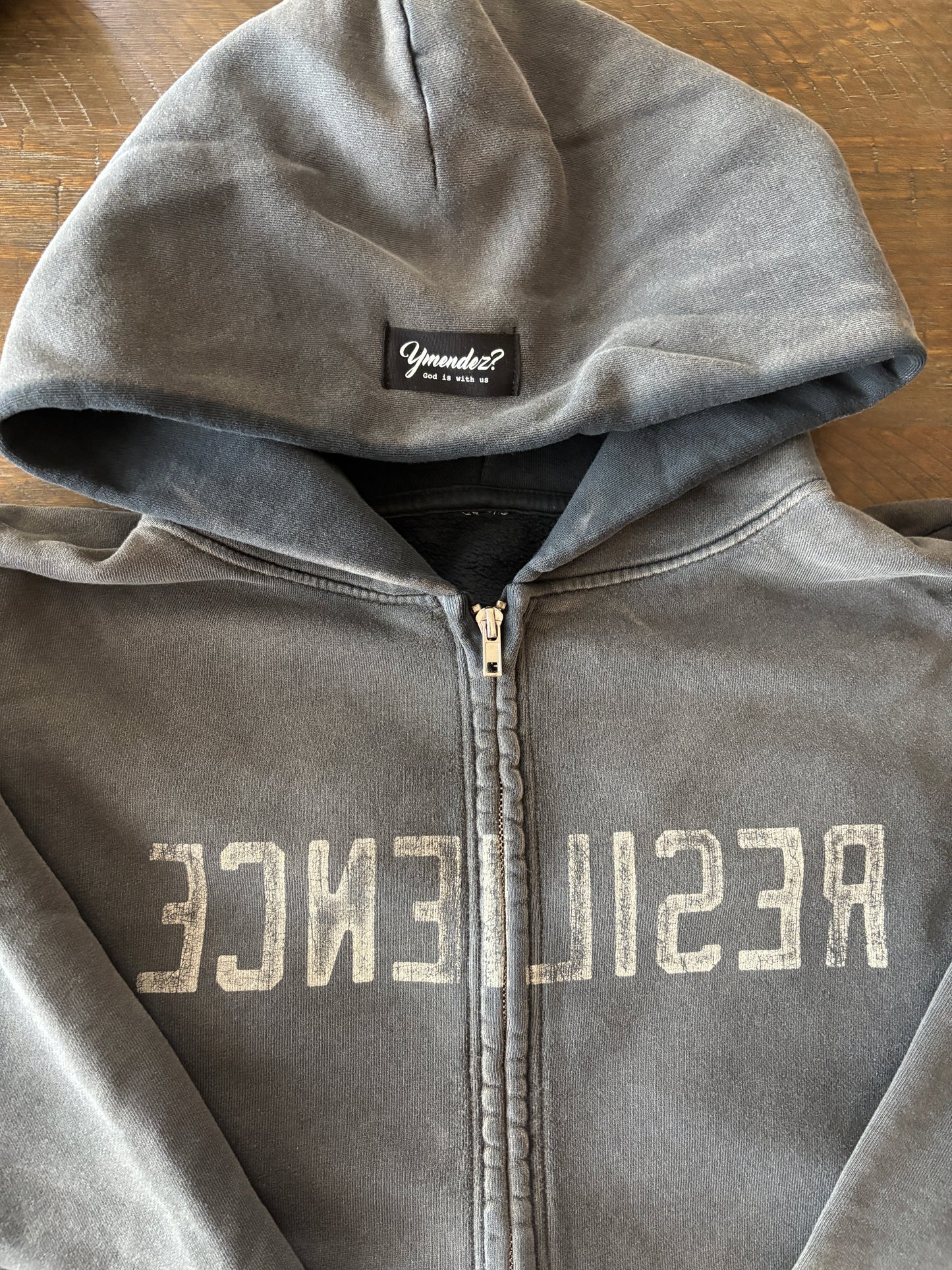 "Resilience" Unisex Zip-Up Hoodie