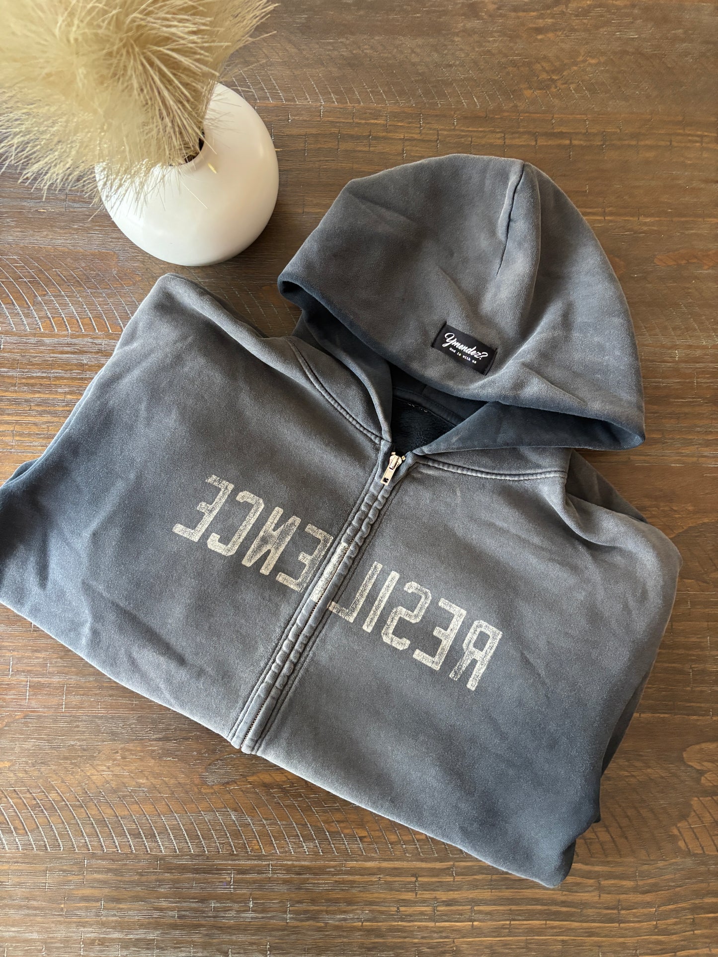"Resilience" Unisex Zip-Up Hoodie
